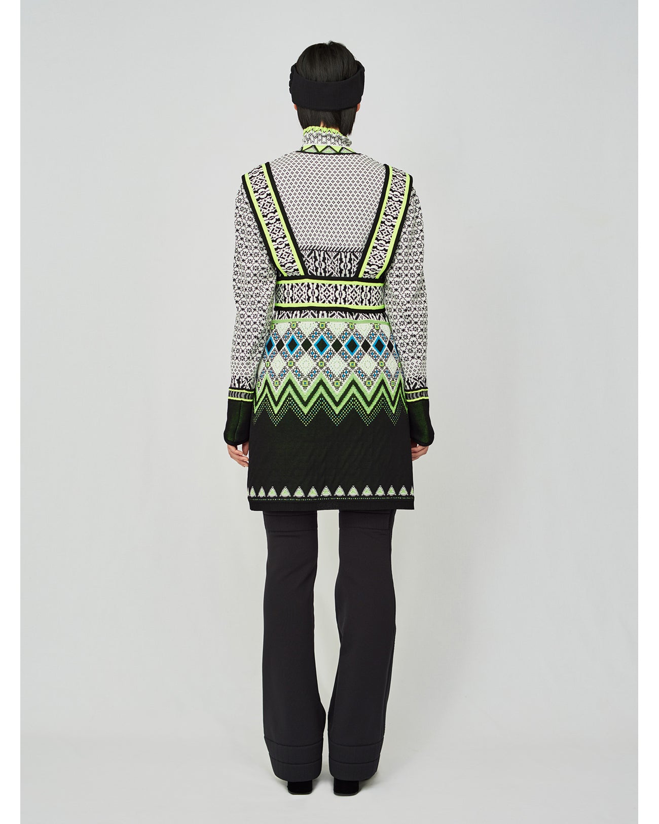 mame kurogouchi Fair Isle Knitted Dress | www.darquer.fr